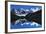 Mountain Landscape, Lac Blanc with Aiguilles De Chamonix, Mont Blanc at Right, Haute Savoie, France-Frank Krahmer-Framed Photographic Print