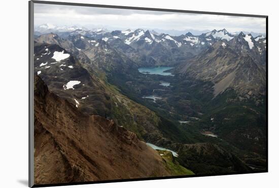 Mountain landscape, Martial Alps, Tierra del Fuego, Argentina, South America-David Pickford-Mounted Photographic Print