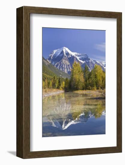 Mountain Landscape, Mount Robson Provincial Park, B.C., Canada.-Don Paulson-Framed Photographic Print