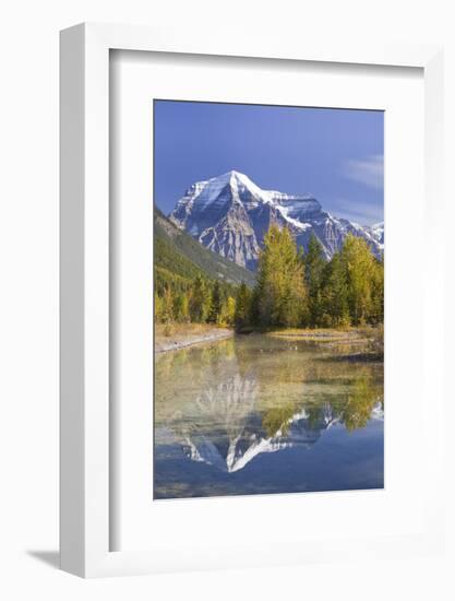 Mountain Landscape, Mount Robson Provincial Park, B.C., Canada.-Don Paulson-Framed Photographic Print