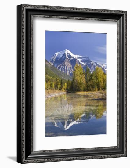 Mountain Landscape, Mount Robson Provincial Park, B.C., Canada.-Don Paulson-Framed Photographic Print