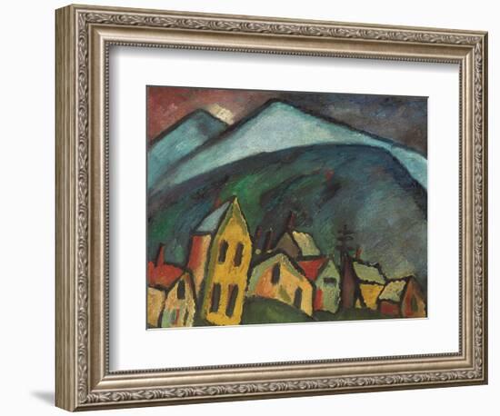 Mountain Landscape with Houses, 1912-Alexej Von Jawlensky-Framed Giclee Print