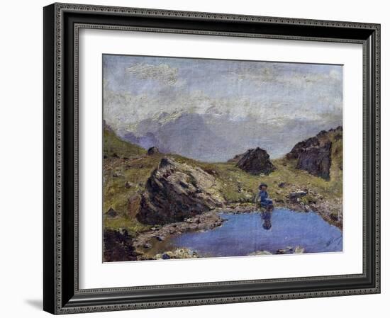 Mountain Landscape-Michelino Da Besozzo-Framed Giclee Print