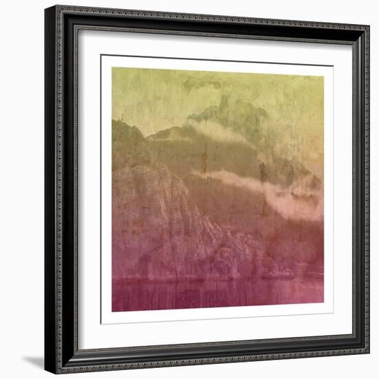 Mountain Lights A-Sheldon Lewis-Framed Art Print