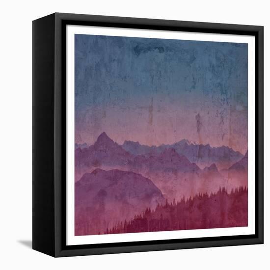 Mountain Lights B-Sheldon Lewis-Framed Stretched Canvas