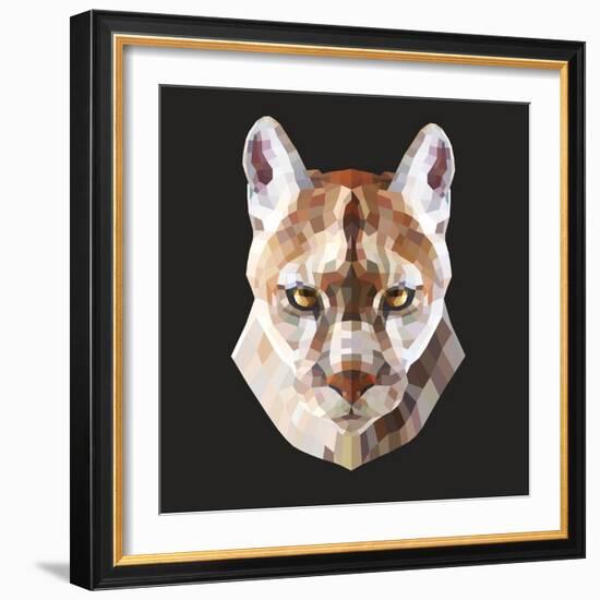 Mountain Lion-Lora Kroll-Framed Art Print