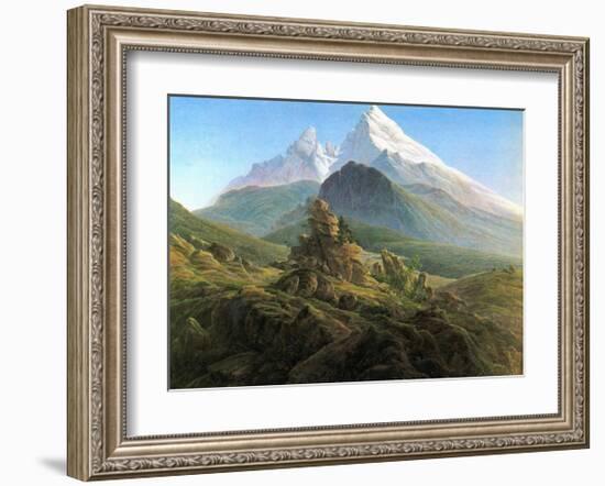 Mountain Majesty-Caspar David Friedrich-Framed Art Print