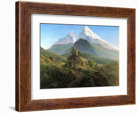 Mountain Majesty-Caspar David Friedrich-Framed Art Print