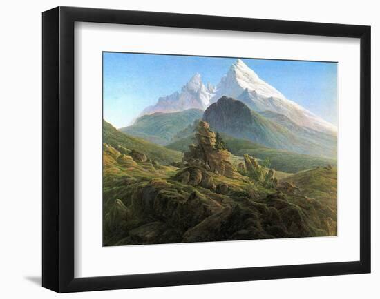 Mountain Majesty-Caspar David Friedrich-Framed Art Print