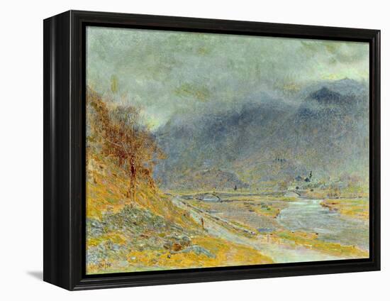 Mountain Mist, 1870-Albert Goodwin-Framed Premier Image Canvas