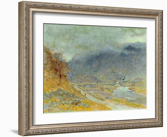 Mountain Mist, 1870-Albert Goodwin-Framed Giclee Print