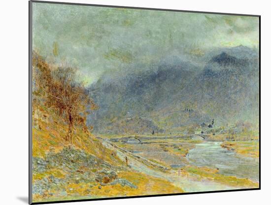 Mountain Mist, 1870-Albert Goodwin-Mounted Giclee Print