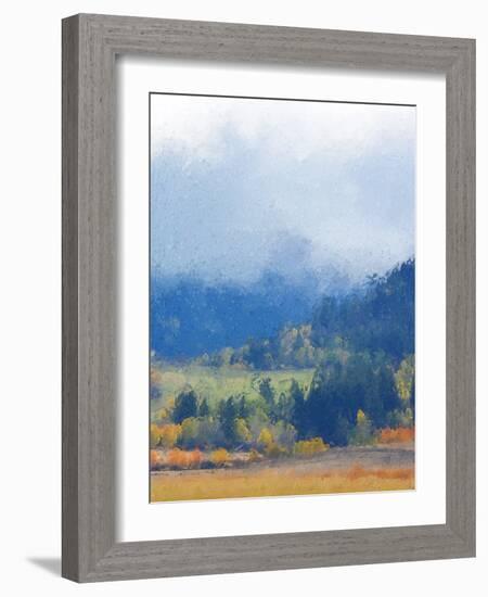 Mountain Mist II-Chris Vest-Framed Art Print