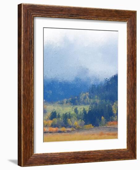 Mountain Mist II-Chris Vest-Framed Art Print