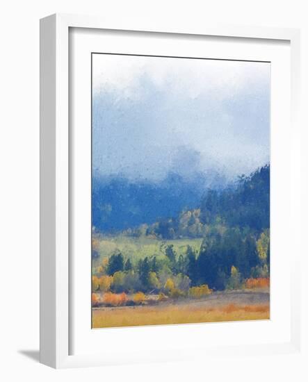 Mountain Mist II-Chris Vest-Framed Art Print
