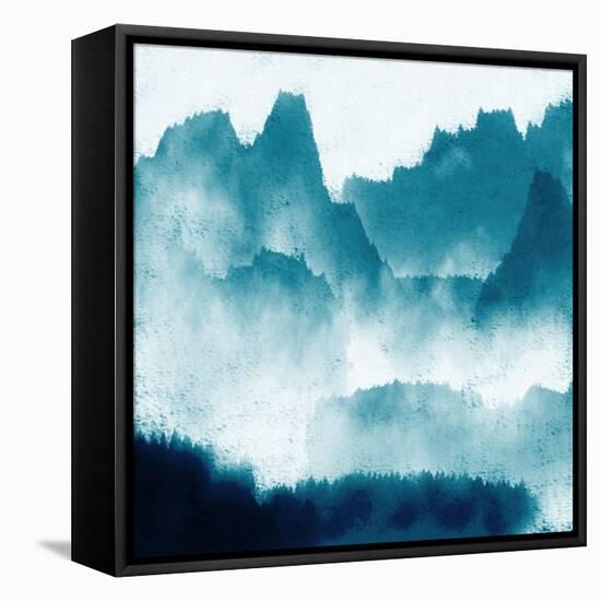 Mountain Mist Teal 1-Kimberly Allen-Framed Stretched Canvas