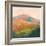 Mountain Morning Pink-Julia Purinton-Framed Art Print