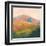 Mountain Morning Pink-Julia Purinton-Framed Art Print