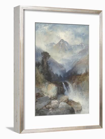 Mountain of the Holy Cross, 1890-Thomas Moran-Framed Giclee Print