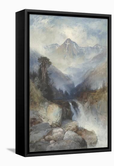 Mountain of the Holy Cross, 1890-Thomas Moran-Framed Premier Image Canvas
