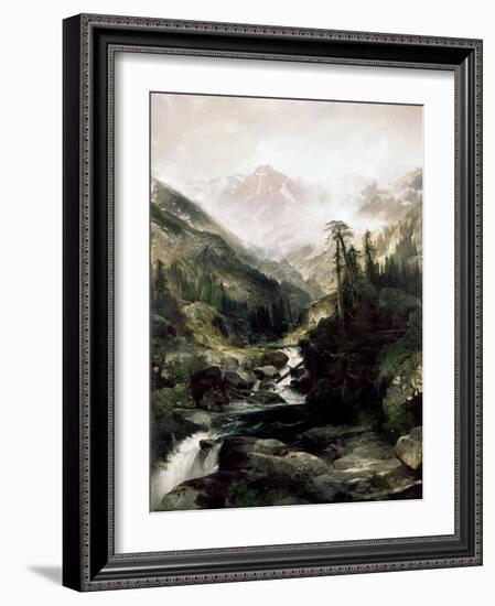 Mountain of the Holy Cross-Edward Moran-Framed Giclee Print