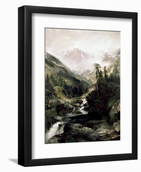 Mountain of the Holy Cross-Edward Moran-Framed Giclee Print