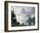 Mountain Out of the Mist-Albert Bierstadt-Framed Giclee Print