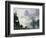 Mountain Out of the Mist-Albert Bierstadt-Framed Giclee Print