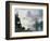 Mountain Out of the Mist-Albert Bierstadt-Framed Giclee Print