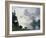 Mountain Out of the Mist-Albert Bierstadt-Framed Giclee Print