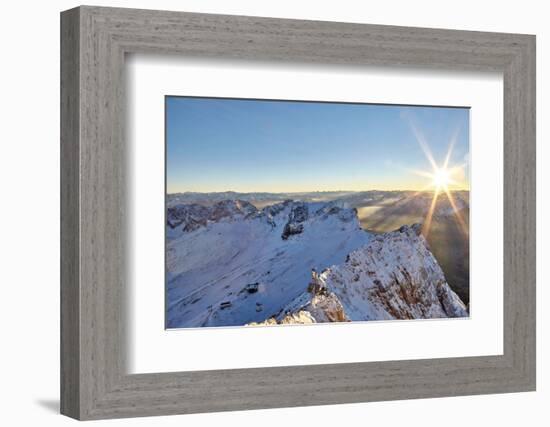 Mountain Panorama Zugspitze-Marc Gilsdorf-Framed Photographic Print