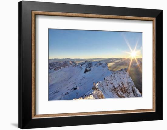 Mountain Panorama Zugspitze-Marc Gilsdorf-Framed Photographic Print