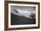 Mountain Partially Covered With Clouds "In Glacier National Park" Montana. 1933-1942-Ansel Adams-Framed Art Print