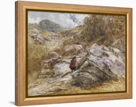 Mountain Pass at Bettws-Y-Coed, 1851-David Cox-Framed Premier Image Canvas