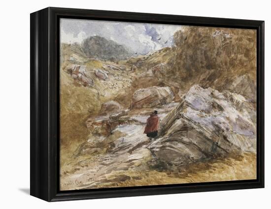 Mountain Pass at Bettws-Y-Coed, 1851-David Cox-Framed Premier Image Canvas