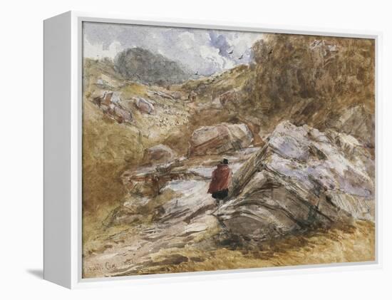 Mountain Pass at Bettws-Y-Coed, 1851-David Cox-Framed Premier Image Canvas