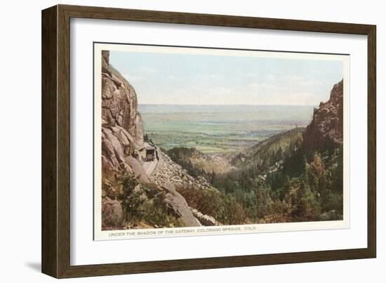 Mountain Pass, Colorado Springs, Colorado-null-Framed Art Print