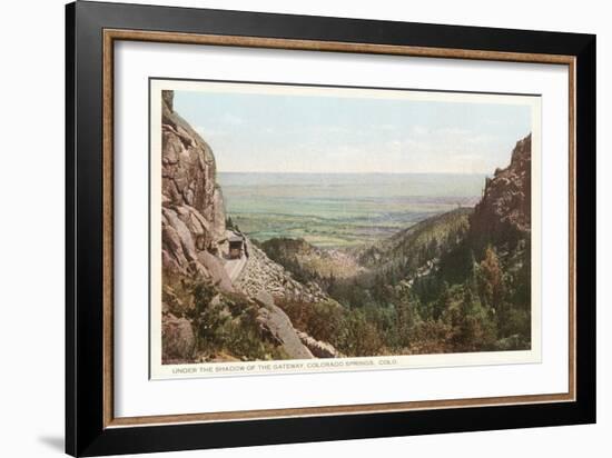 Mountain Pass, Colorado Springs, Colorado-null-Framed Art Print
