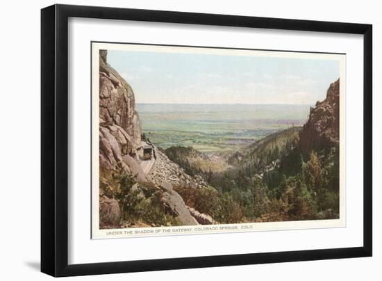 Mountain Pass, Colorado Springs, Colorado-null-Framed Art Print