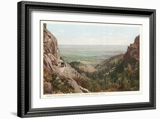 Mountain Pass, Colorado Springs, Colorado-null-Framed Art Print