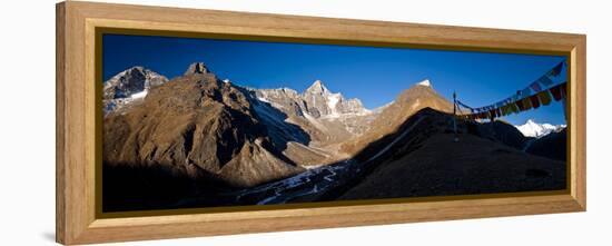 Mountain Peak, Kumuche Himal, Solukhumbu, Himalayas, Nepal-null-Framed Stretched Canvas