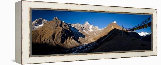 Mountain Peak, Kumuche Himal, Solukhumbu, Himalayas, Nepal-null-Framed Stretched Canvas