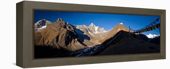 Mountain Peak, Kumuche Himal, Solukhumbu, Himalayas, Nepal-null-Framed Stretched Canvas