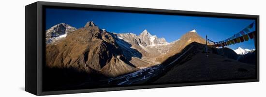 Mountain Peak, Kumuche Himal, Solukhumbu, Himalayas, Nepal-null-Framed Stretched Canvas