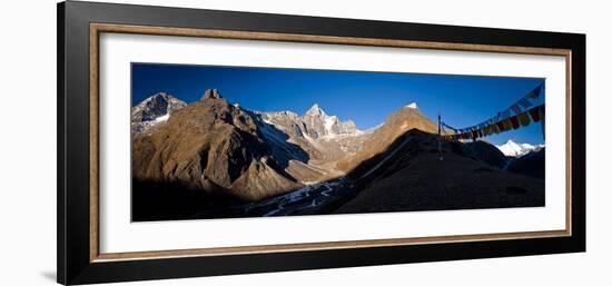 Mountain Peak, Kumuche Himal, Solukhumbu, Himalayas, Nepal-null-Framed Photographic Print