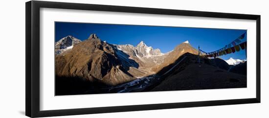 Mountain Peak, Kumuche Himal, Solukhumbu, Himalayas, Nepal-null-Framed Photographic Print