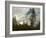 Mountain Peak with Drifting Clouds-Caspar David Friedrich-Framed Giclee Print