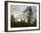 Mountain Peak with Drifting Clouds-Caspar David Friedrich-Framed Giclee Print