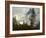 Mountain Peak with Drifting Clouds-Caspar David Friedrich-Framed Giclee Print