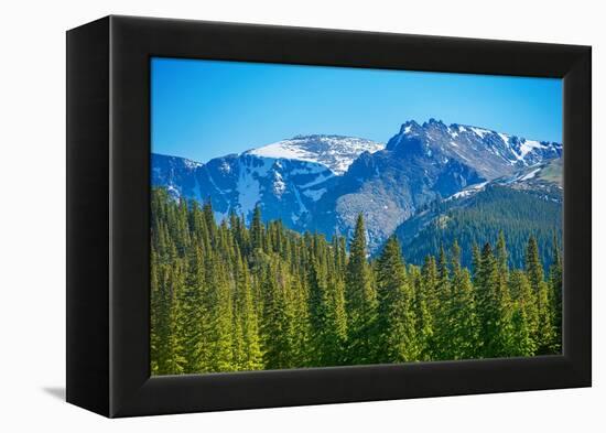 Mountain Peak-duallogic-Framed Premier Image Canvas